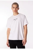 % 100 Pamuk Bisiklet Yaka Relaxed Fit T Shirt Erkek T Shirt A2082 - 5