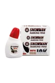 SNOWMAN BEYAZ TAHTA KALEMİ MÜREKKEBİ 30 CC KIRMIZI 12 ADET - 1
