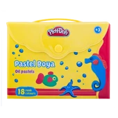 Play-Doh Pastel Boya Çantalı 18 Renk PLAY-PA006 - 1