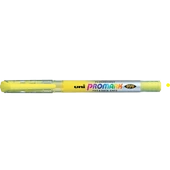 Uni-Ball Fosforlu Kalem ( 12 adet ) Promark Eye Cep Tipi Sarı USP-105 - 2