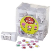 Bubu Bu-bu Renkli Göz 15 Mm 8 Gram -gz0008 (12 Tüp) - 1