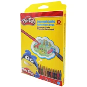 Play-Doh Kuru Boya Jumbo Oluklu 12 Renk PLAY-KU027 - 1
