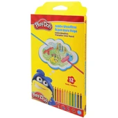 Play-Doh Kuru Boya Jumbo Üçgen Woodfree 12 Li PLAY-KU028 - 1