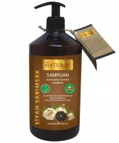Naturix Tuzsuz Şampuan Seti 2Lİ Natural 600 Ml Siyah Sarımsak Özlü Şampuan + 500 Ml Siyah Sarımsak Özlü Saç Kremi - 2
