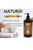 Naturix Tuzsuz Şampuan 2Li Kepek Önleyici Isırgan Otu Şampuanı 600 Ml + 500 Ml Keratin Bakım Saç Kremi - 4