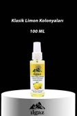 5'li Klasik Sprey Limon Kolonyası 80 Derece 100 ml - Ferahlatıcı & Hijyenik Kolonya Seti - 1