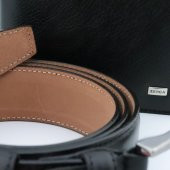 Hakiki Deri Cüzdan & Kemer Seti Siyah Erkek Aksesuar thumbnail 4