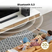 Tribit S1 Soundbar ve Subwoofer 2.1 Kanal 200W Hoparlör 4EQ Modu, BT 5.4, USB, HDMI, AUX Bts61 - 5