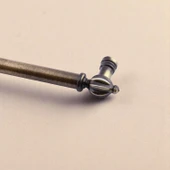 Defne Metal Eskitme Antik Sarı Kulp 128 mm Mobilya Çekmece Mutfak Dolabı Dolap Kulpları Kulb Kulpu - 5