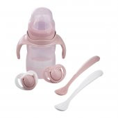 Mamajoo 270ml Kulplu Eğitici Bardak Seti / Powder Pink - 1