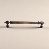 Defne Metal Eskitme Antik Sarı Kulp 160 mm Mobilya Çekmece Mutfak Dolabı Dolap Kulpları Kulb Kulpu - 7