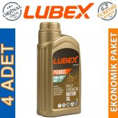 Lubex Primus MV 5W-40 1 Lt Tam Sentetik Motor Yağı (4 Adet) - 1