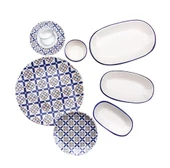 Tulu DB310 Klasik 36 Parça Porselen Kahvaltı Seti - 1