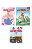 4-6 Yaş Eğlenceli Boyama Kitap Seti (3 Kitap) - 1