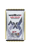 wellbox 10/32 Yüksek Sinyal Toplama Özellikli 32 Daireli Merkezi Uydu Santralı Adaptör Dahil Multiswitch - 1