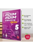5.Sınıf Adım Adım Zirveye Matematik - Türkçe-Fen- Sosyal Defter Tadında Soru Bankası  Seti - 5