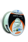 CABLEMASTER Uydu Çanak Anten Kablosu CM-104 80 TEL RG6 U4 EXTRA BAKIR KOAKSİYEL KABLO 100  METRE - 1