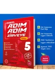 5.Sınıf Adım Adım Zirveye Matematik - Türkçe-Fen- Sosyal Defter Tadında Soru Bankası  Seti - 4