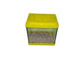 Girist Sarı Renkli Mini Akvaryum 23x20x14,5 Cm - 1