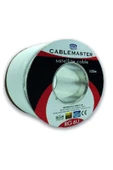 CABLEMASTER Uydu Çanak Anten Kablosu CM-103 64 TEL RG6 U4 BAKIR ALAŞIMLI MEDIUM PLUS KOAKSİYEL KABLO 100  METRE - 1