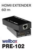 VOROBELA HDMI EXTENDER CAT KABLO İLE UZATMA APARATI 60 METRE NET GÖRÜNTÜ - 1