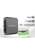 wellbox Android Tv Box, Tvbox Media Player, 12 Max2 model, 2gb Ram 16gb Hafıza Android 12 - 1
