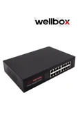 wellbox WB-1016GS GİGABİT 16 KANAL 100-1000 Mbps ETHERNET SWITCH - 1
