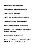 wellbox Sinema Paketli Kendinden Wifli Mini Full HD Uydu Alıcı Tiktok Youtube Ücretsiz Giriş Free İP TV - 2