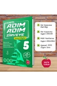 5.Sınıf Adım Adım Zirveye Matematik - Türkçe-Fen- Sosyal Defter Tadında Soru Bankası  Seti - 3