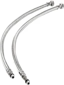 Kalın Çelik Brajman 1-2*3-8 50 Cm ( Klozet Bağlantı Borusu ) Rezarvuar Hortum - 2