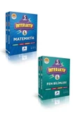 PARAF 5. SINIF İNTERAKTİF MATEMATİK - FEN BİLGİSİ ETKİNLİKLİ SORU BANKASI SETİ 2 KİTAP - 1