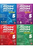 5.Sınıf Adım Adım Zirveye Matematik + Fen Bilimleri + Türkçe + Sosyal Bilgiler Soru Bankası(4 Kitap) - 1