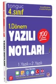 Tonguç 4. Sınıf Tüm Dersler 1. Dönem 1. Yazılı Ve 2. Yazılı Notları - 1