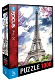 1000 Parça - Eiffel Tower Eyfel Kulesi Blue Focus Games - 1