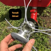 Çelik Telli Motorlu Tırpan Yuvarlak Misina Çim Ot Biçme Teli Güçlü Profesyonel 3.3 mm 26 Metre - 4