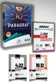 TYT IQ Paragraf Soru Kütüphanesi + Paragraf Dil Bilgisi ve 2024 Çıkmış Birebir Çıkmış Sorular - 1
