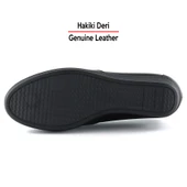 Erkan Saçmacı Hayley Siyah Hakiki Deri Tokalı Yuvarlak Burun Dolgu Topuklu Günlük Ayakkabı thumbnail 6
