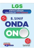 Tammat Lgs 8. Sınıf Onda On 1. Dönem Tüm Dersler Tam Tekrar Soru Bankası - 1