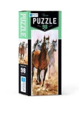 Blue Focus Horse - Puzzle 98 Parça - 1