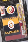Yeni Sezon Lisanslı 7'li Kırtasiye Seti Not Defteri,2 Adet Silgi,cetvel,kalemtraş,2 Adet - 3