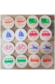 Memory Game Vehicles - Ahşap Araçlar - 3