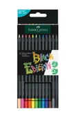 Black Edition Boya Kalemi 12 Renksiyah Kağıda Uyumlu Ergonomik Üçgen Gövde - 1