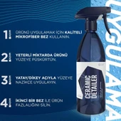 GYEON Q²M CeramicDetailer Seramik Yüzey Detaylandırıcı ve Parlatıcı - 500 ml -Su İtici Oto Cila - 3