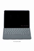 iPad Pro 13 2024 Uyumlu 360° Manyetik Standlı Ledli Touchpadli Katanya Klavyeli Tablet Kılıfı thumbnail 1