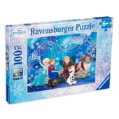 Nessiworld 109111 Frozen II Ice Magic 100 parça XXL Ravensburger Puzzle - 1