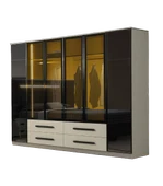 Himalaya 6 Kapaklı %100 MDF Gardırop | Ücretsiz Teslimat ve Kurulum - 1