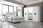Erciyes 6 Kapaklı %100 MDF Gardırop | Ücretsiz Teslimat ve Kurulum - 7