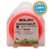 Misina Kare Dört köşe 3 mm x 43 Metre Tırpan Misinası - 1