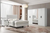 Kaz 6 Kapaklı %100 MDF Gardırop | Ücretsiz Teslimat ve Kurulum - 5