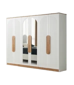 Montana 6 Kapaklı %100 MDF Gardırop | Ücretsiz Teslimat ve Kurulum - 1